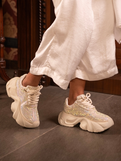 Bling It On II TWP White Sneakers