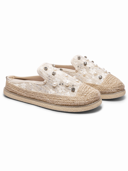 Milky way II TWP Beige Mules