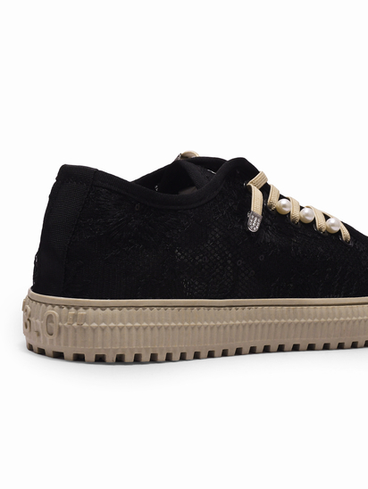 Zenith II TWP Black Sneakers