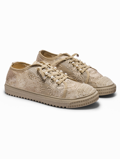 Zenith II TWP Beige Sneakers