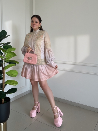 Midnight Stride II TWP Block Pink Heel