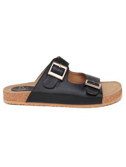 Urban Luxe II TWP Black Platform Sandal