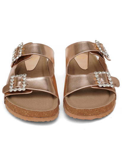 Celestial Pearl II TWP Copper Platform Sandal