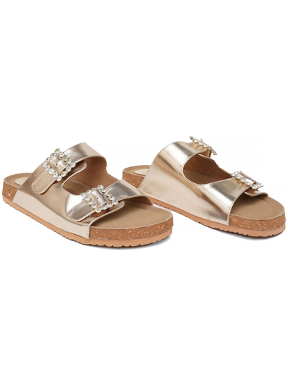 Celestial Pearl II TWP Gold Platform Sandal