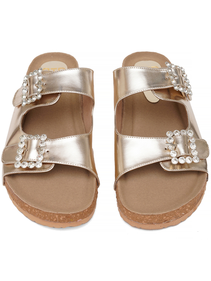 Celestial Pearl II TWP Gold Platform Sandal