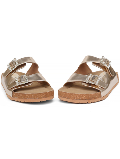 Celestial Pearl II TWP Gold Platform Sandal