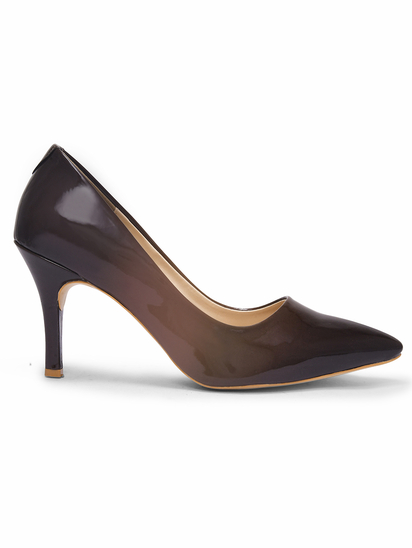 Colour crush || TWP Brown Pencil heel Stilettos