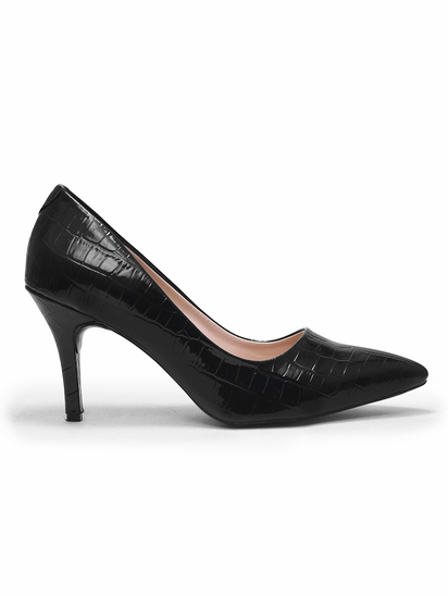 Lacquer luxe || TWP Black Pencil Heel Stilettos