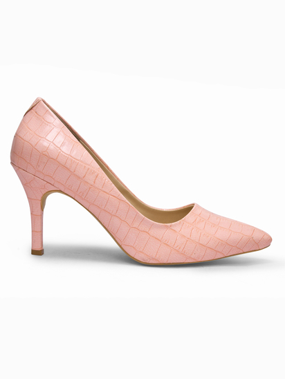 Lacquer luxe || TWP Peach Pencil Heel Stilettos