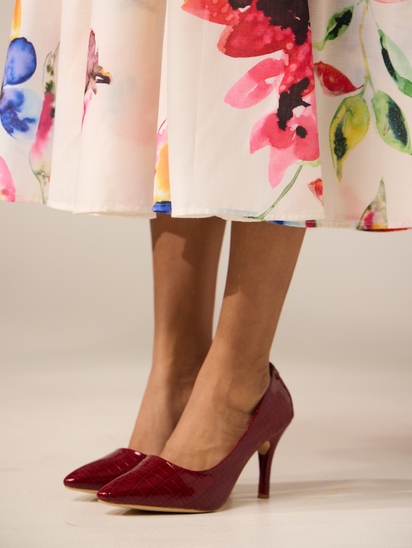 Lacquer luxe || TWP Red Pencil Heel Stilettos