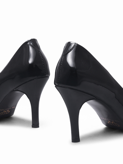 Colour pop || TWP Black Pencil heel Stilettos