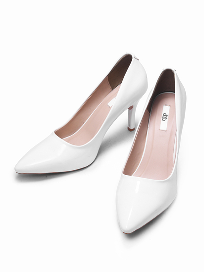 Colour pop || TWP White Pencil heel Stilettos