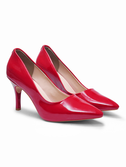 Colour pop || TWP Red Pencil heel Stilettos