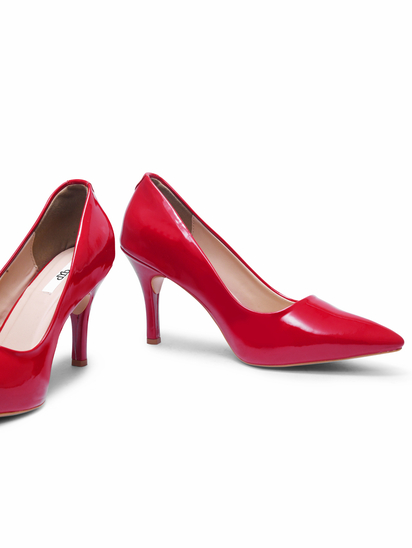 Colour pop || TWP Red Pencil heel Stilettos