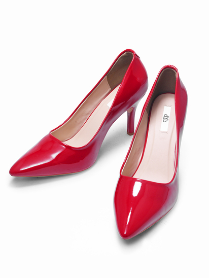 Colour pop || TWP Red Pencil heel Stilettos