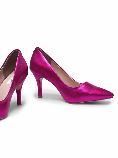 Chroma charms || TWP Pink Pencil heel Stilettos