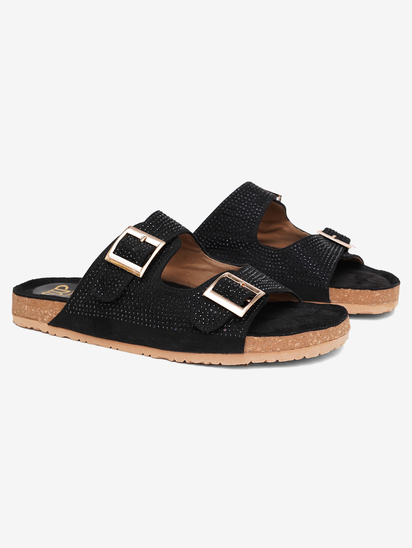 Cyrstalwalk II TWP Black Platform Sandal