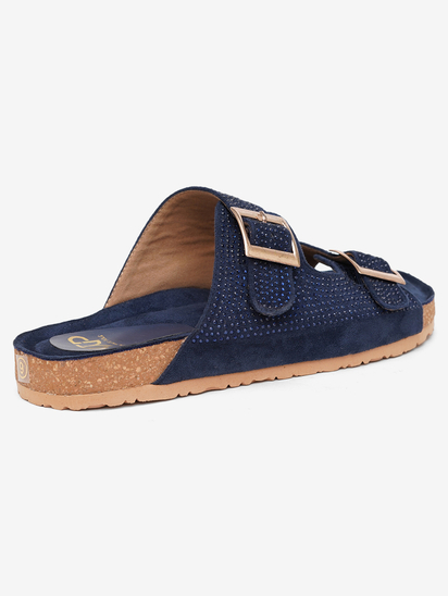 Cyrstalwalk II TWP Blue Platform Sandal