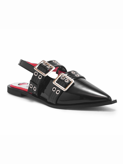 Valentina II TWP Black Mules