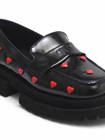 AMORA II TWP Patent Black Loafers