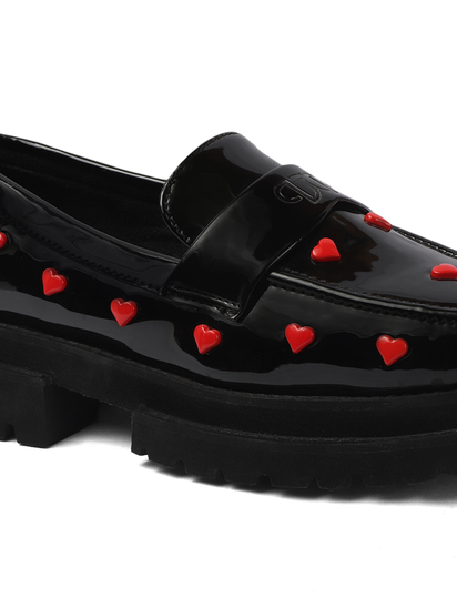 AMORA II TWP Patent Black Loafers