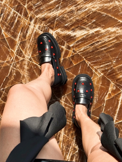 AMORA II TWP Patent Black Loafers