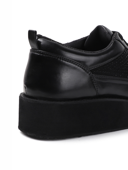 Black platform shoes