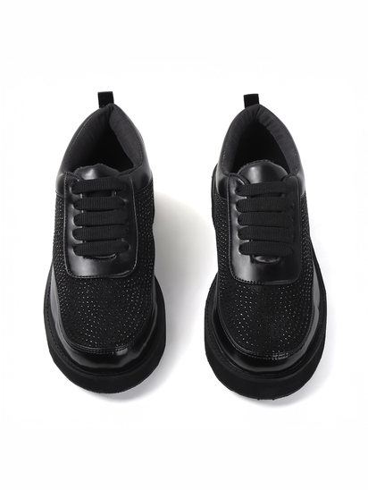 Black platform shoes