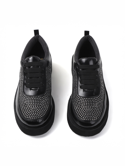 Black platform shoes