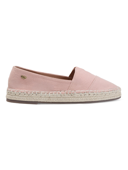 TWP Origin Pink Canvas Espadrille Slip-On Flats