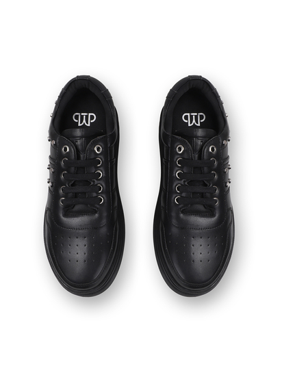TWP Origin Black Studded Platform Sneakers