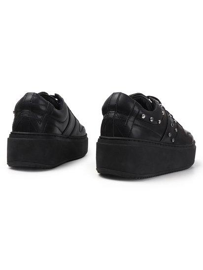 TWP Origin Black Studded Platform Sneakers