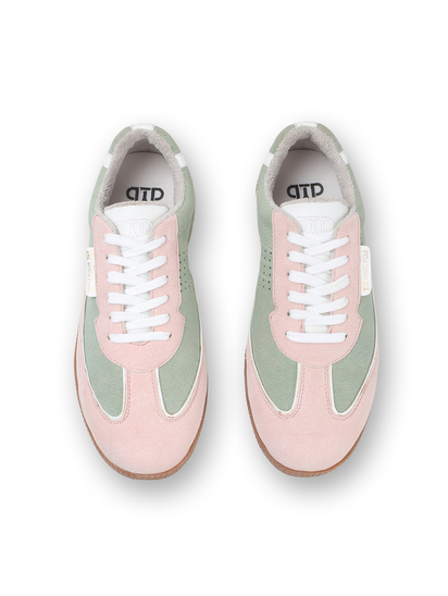 TWP Origin Women’s Colorblock Sneakers In White Pink