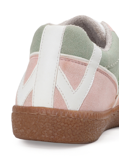 TWP Origin Women’s Colorblock Sneakers In White Pink