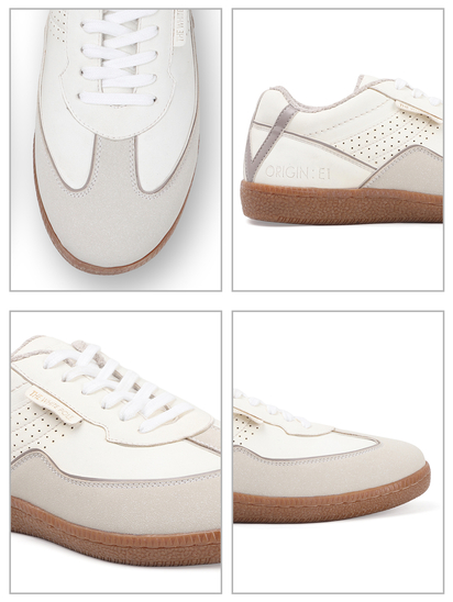 TWP Origin Women’s Colorblock Sneakers In White Grey