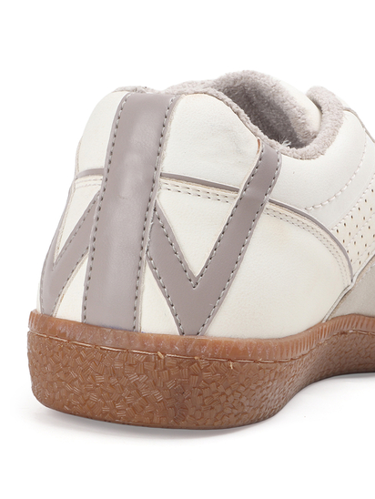 TWP Origin Women’s Colorblock Sneakers In White Grey