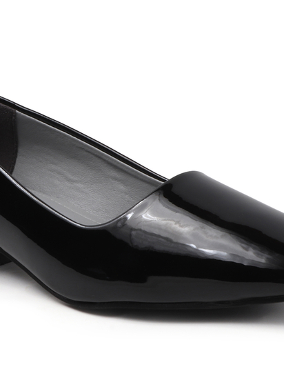 Black classic Patent workwear Ballet Flats