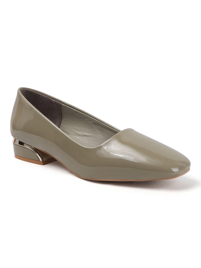 Green classic Patent workwear Ballet Flats