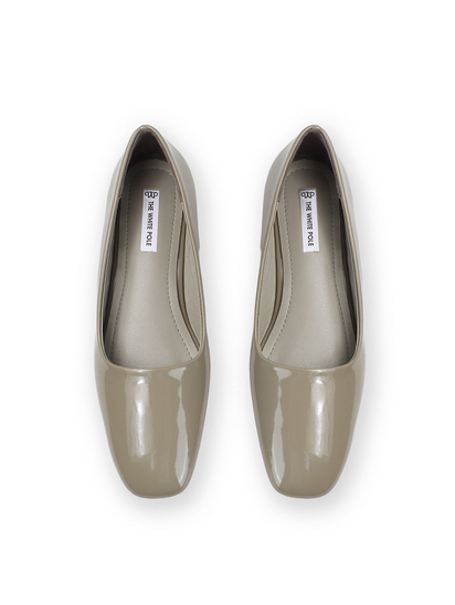 Green classic Patent workwear Ballet Flats