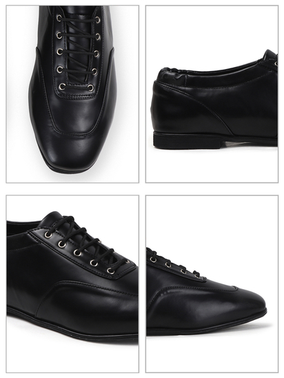 Timeless Lace-Up Ballerinas shoes in Black