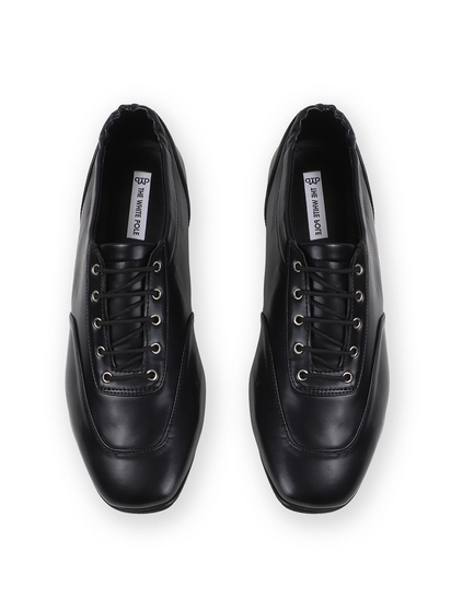 Timeless Lace-Up Ballerinas shoes in Black