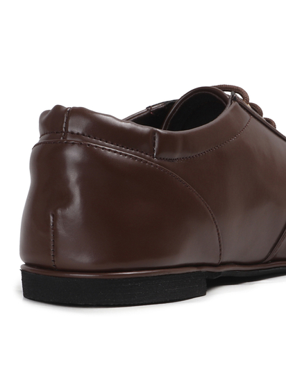 Timeless Lace-Up Ballerinas shoes in Brown