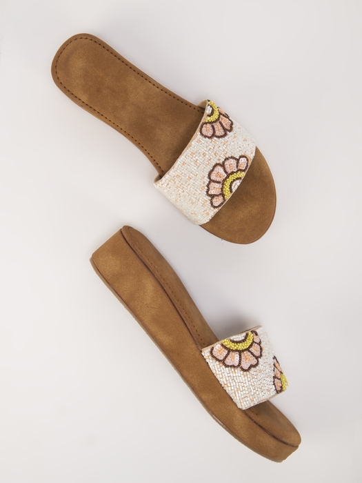 Breezy Chic II TWP Peach Platform Heel