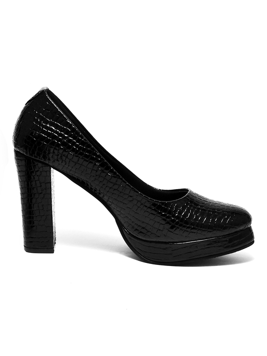 Isabella | TWP Black Block Heels