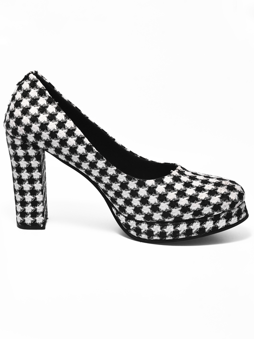 Charlotte || TWP Black and White Block Heels