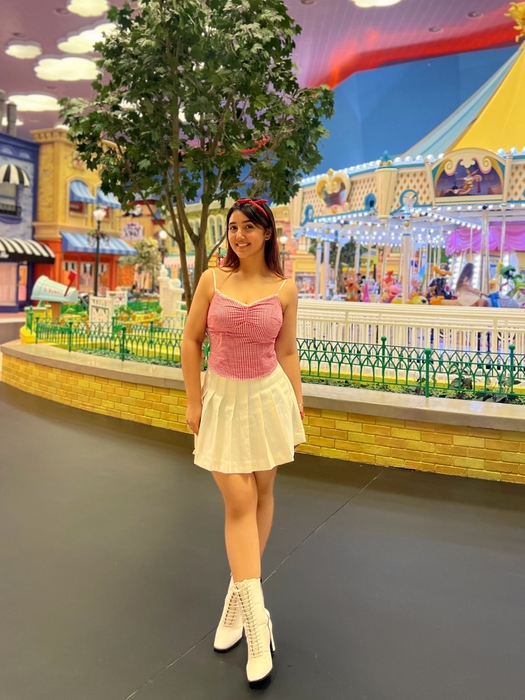 Sylvie White Lace Up Boots