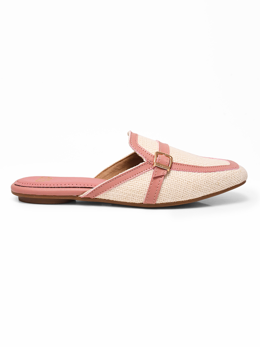 Macaron II TWP Peach Mules