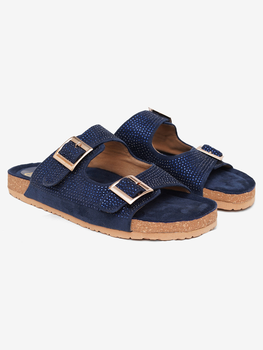 Cyrstalwalk II TWP Blue Platform Sandal