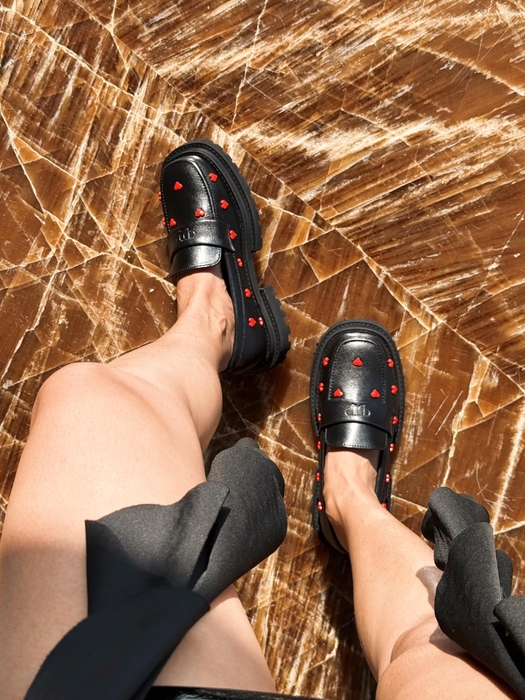 AMORA II TWP Patent Black Loafers