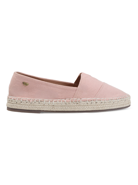 TWP Origin Pink Canvas Espadrille Slip-On Flats